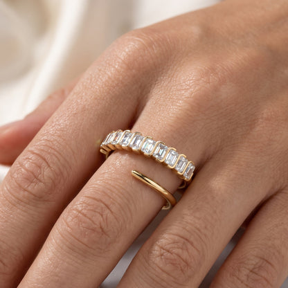 radiant diamond engagement ring​

