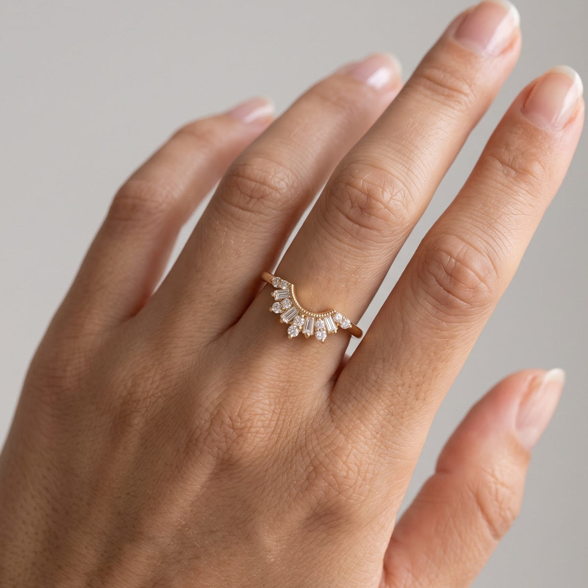 baguette diamond band​

