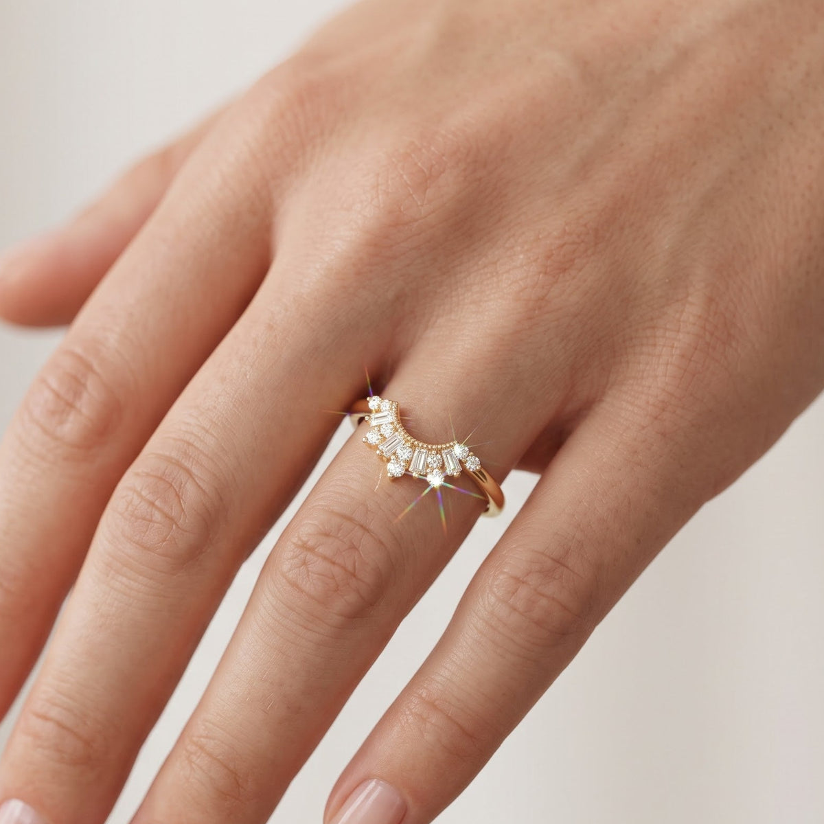 baguette wedding band​

