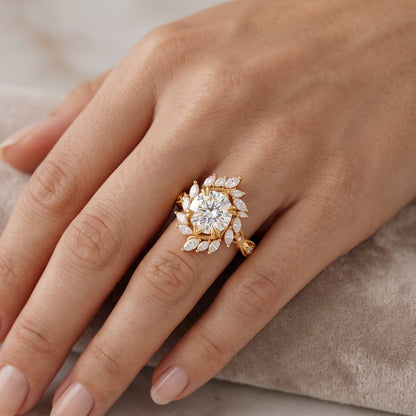 1 carat lab grown diamond engagement ring
