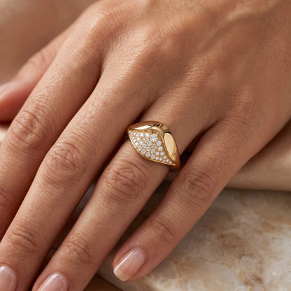 0.500 ct Round Cut Lab Grown Diamond Cluster Wedding Band
