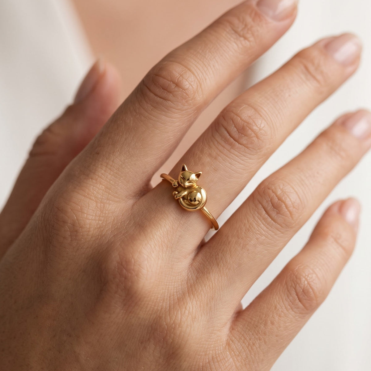 unique gold animal ring
