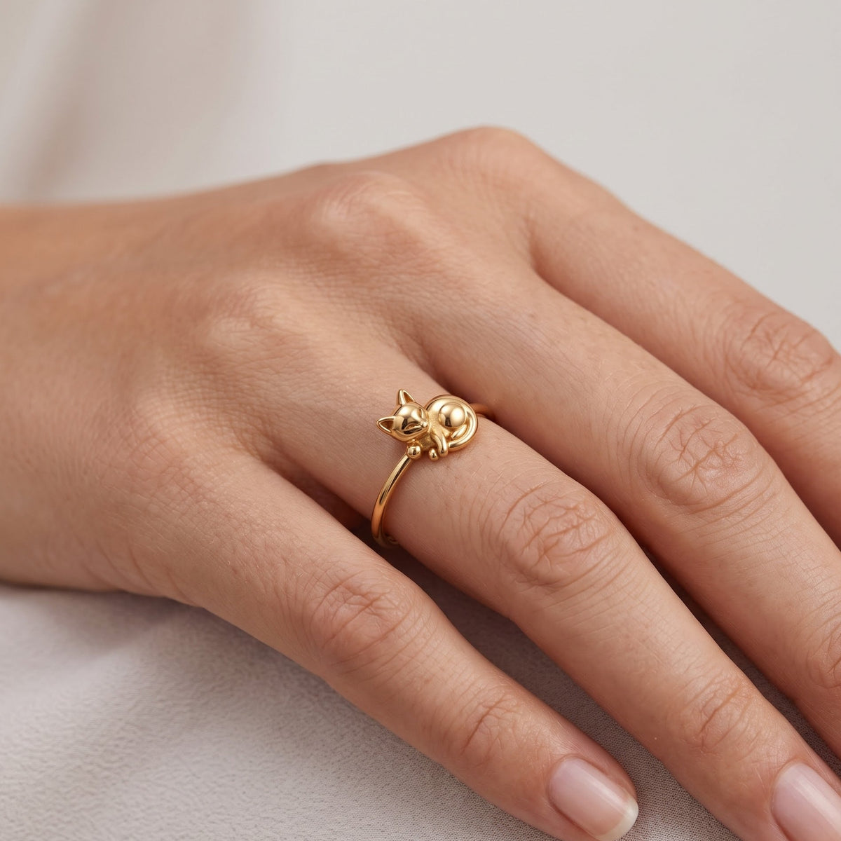cat jewelry ring