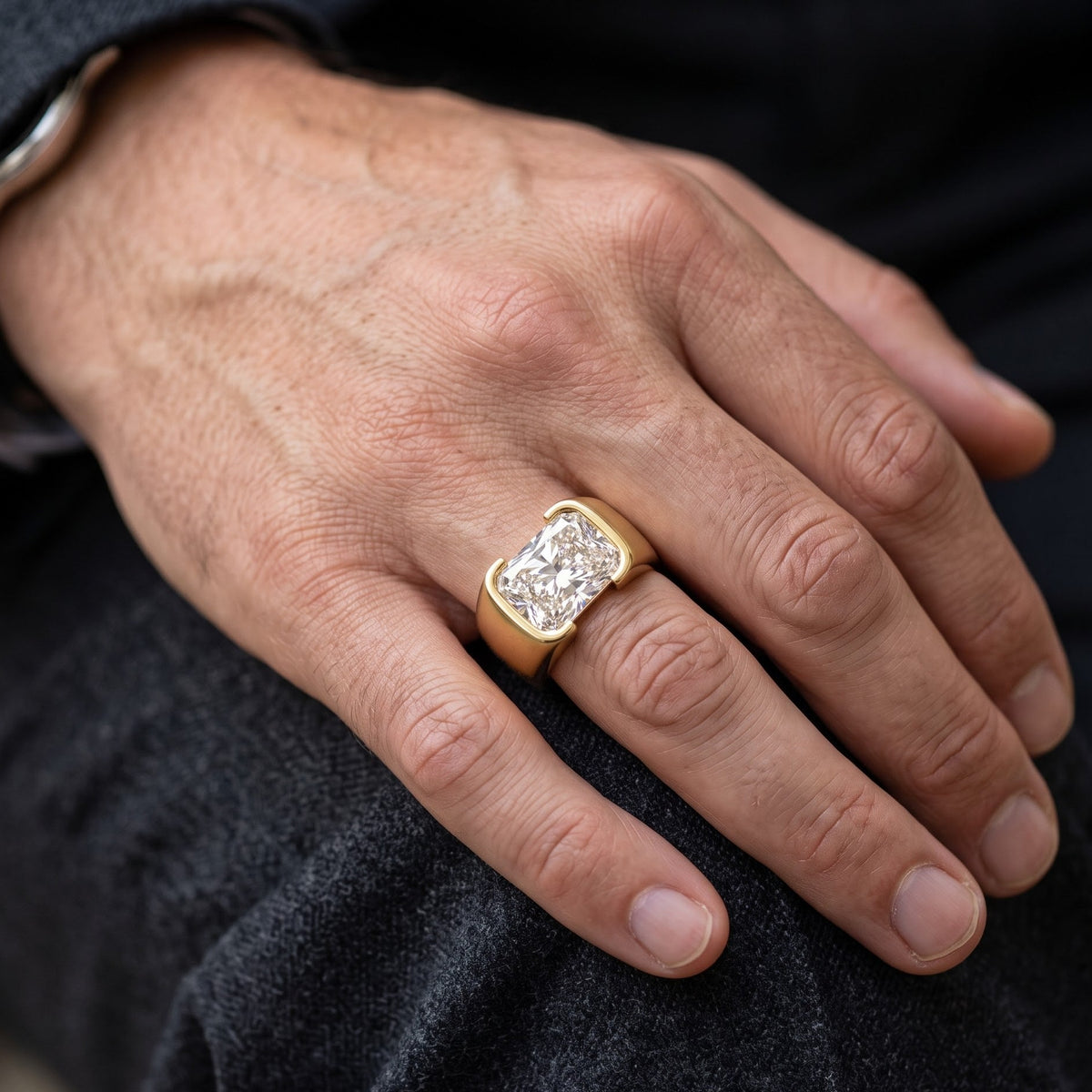 radiant diamond engagement ring​

