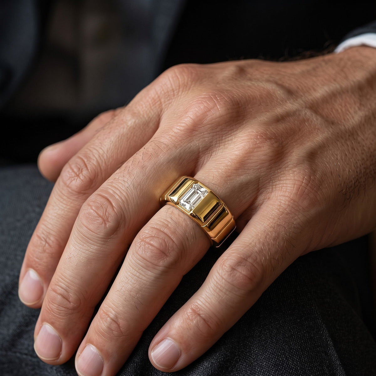 emerald men rings​

