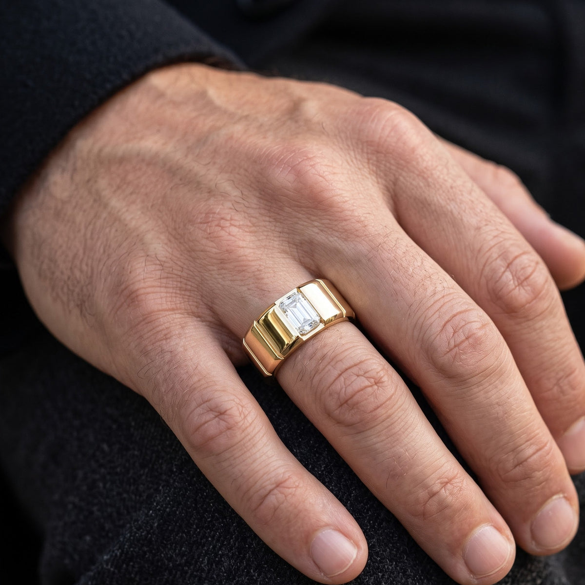 emerald ring for men​

