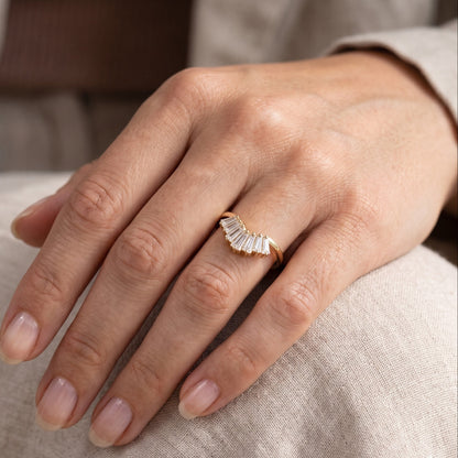 baguette and diamond band​

