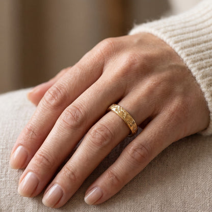 flower engagement ring