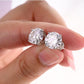 Elegant Moissanite Stud Earrings – 925 Sterling Silver, Dainty Round Cut, Perfect Gift for Her