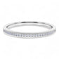 VS/G 0.300Ct Moissanite Eternity Ring Womens Wedding Band 14k White Gold