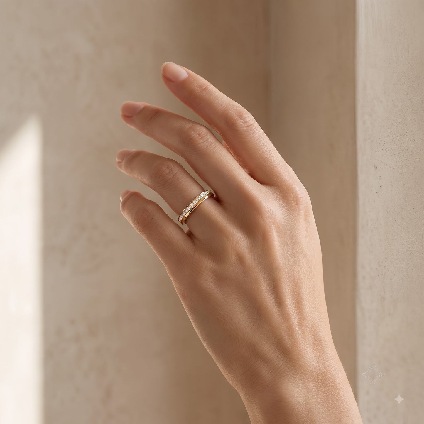 0.300 ct Lab Grown Diamond Eternity Band Ring