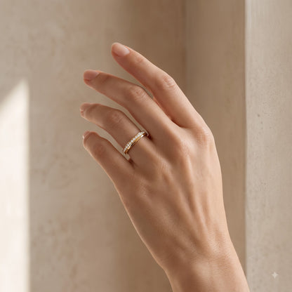 0.300 ct Lab Grown Diamond Eternity Band Ring
