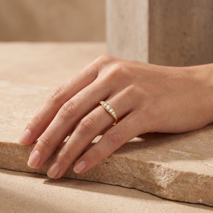 0.200 ct Vintage Inspired Lab Grown Diamond Wedding Band