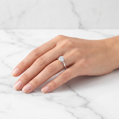 2.00ct Round Cut Lab Grown Diamond Solitaire Engagement Ring