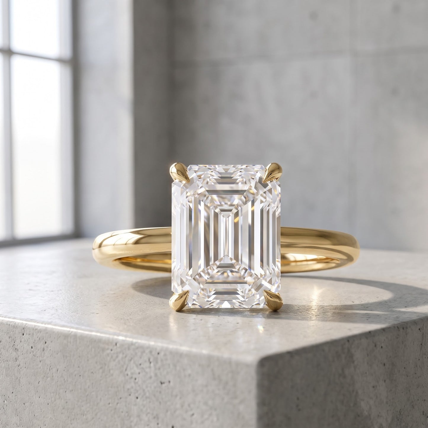 emerald cut diamond engagement rings​

