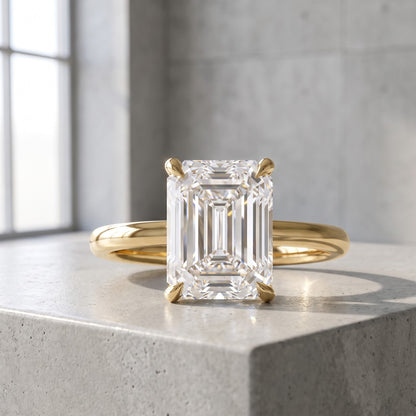 emerald cut diamond engagement rings​

