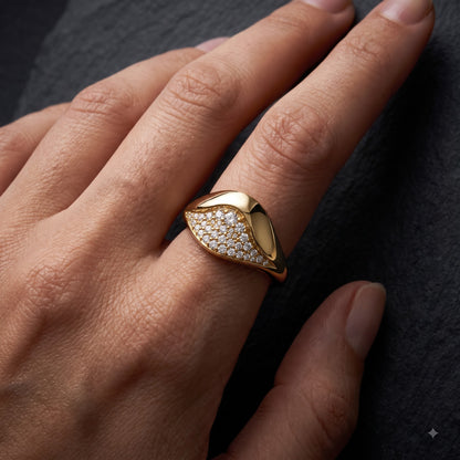 0.500 ct Round Cut Lab Grown Diamond Cluster Wedding Band