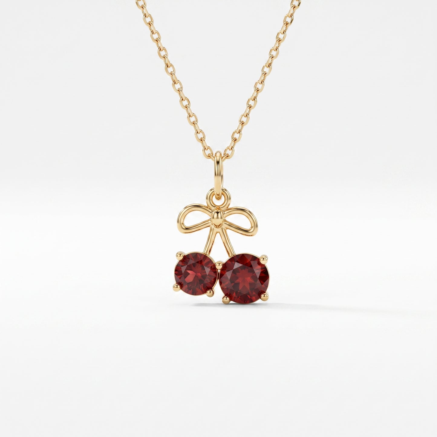 1.500ct Cherry Lab Grown Diamond Pendant Necklace