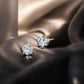 Elegant Moissanite Stud Earrings – 925 Sterling Silver, Dainty Round Cut, Perfect Gift for Her