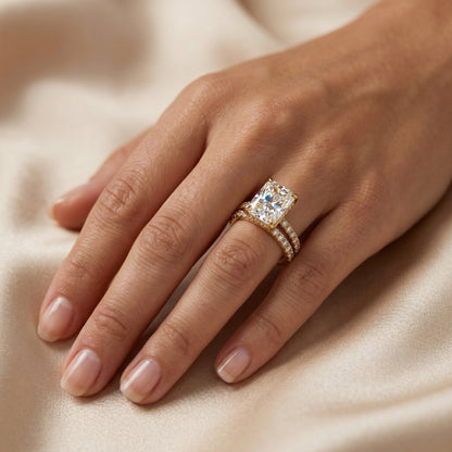  Radiant engagement rings