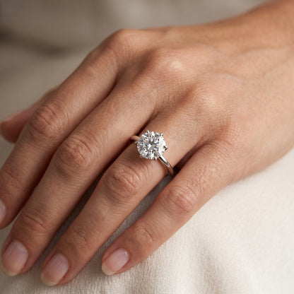 Round 1 Ct Lab Diamond Ring – Classic Engagement Jewelry