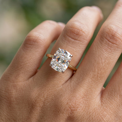 3.46ct Cushion Cut Lab-Grown Engagement Ring