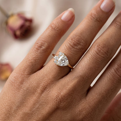 2.40 ct Trillion Cut Lab-Grown Diamond Engagement Ring