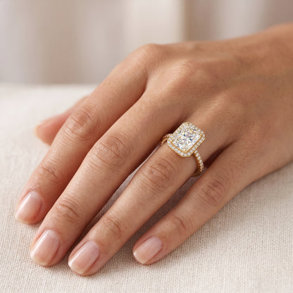 2.00tw Radiant cut Lab-Grown engagement ring