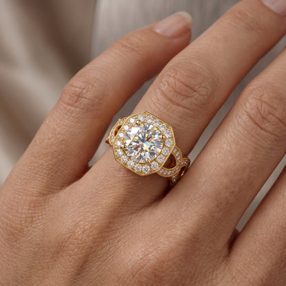 2.00ct Round Cut Lab-Grown Engagement Ring