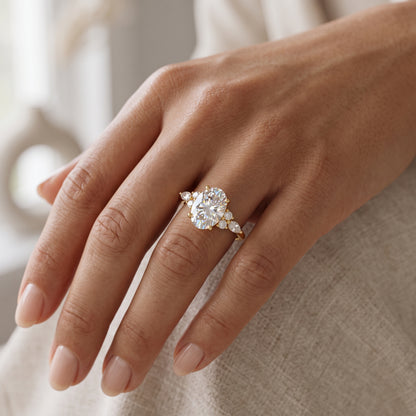1.750ct Oval Lab Grown Diamond Engagement Ring