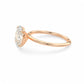Certified 1.50Ct TW Oval Cut Diamond Engagement Ring Lab Grown 14k Gold