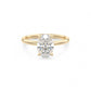 2.0 Carat Oval cut Solitaire Lab Grown Diamond Engagement Ring