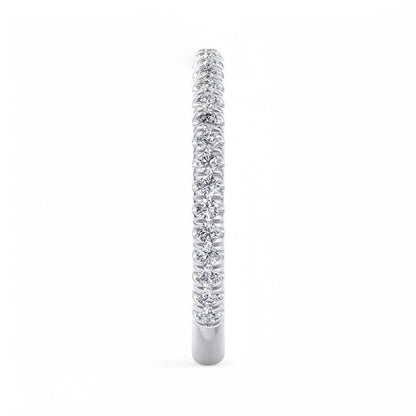 FG/VVS 1/4 ct Lab Grown Diamond Wedding Eternity Ring Wedding Band 14K White Gold