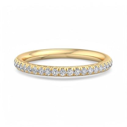 FG/VVS 1/4 ct Lab Grown Diamond Wedding Eternity Ring Wedding Band 14K White Gold
