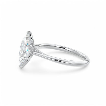 2.00Ct Marquise Cut Diamond Engagement Ring in 14k Yellow Gold