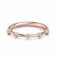 1/8 ct Eternity Lab Grown Diamond Wedding Band Floating Bubble Band Stacking Ring