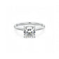 2.00Ct Cushion Cut Lab Grown Diamond Engagement Ring in 14k Yellow Gold