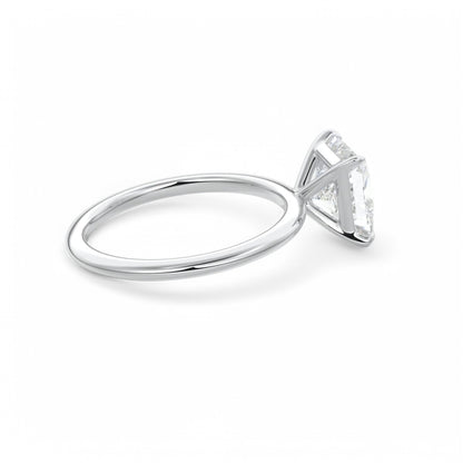 IGI Certified 1.50CT Princess Cut Lab Grown Diamond Engagement Ring