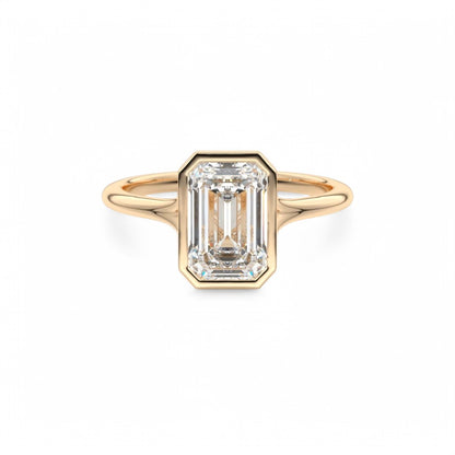  Bezel Set Lab Grown Diamond Ring 