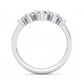 1.00Ct Lab Grown Diamond Stacking Curved wedding band