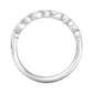1/4ct Eternity Lab Grown Diamond Art deco Wedding band
