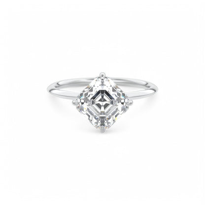 Lab-Grown Asscher Diamond Ring 
