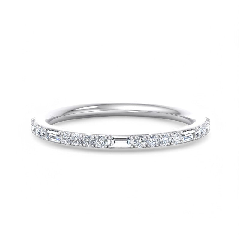 Moissanite classic ring