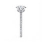 1.5 CT Oval Cut Lab Grown Diamond Engagement Ring for Women