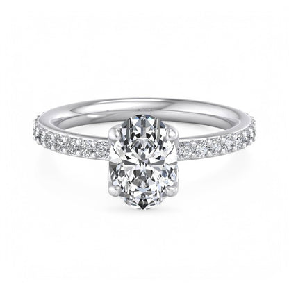 Oval Cut Engagement Ring for Women