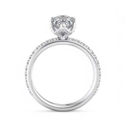 Halo Solitaire Engagement Ring