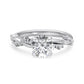 1.50CT Round Cut Lab Grown Diamond Solitaire Twig Engagement Ring