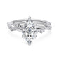 1.650 ct Marquise Cut  Lab Grown Diamond Solitaire infinity Engagement Ring