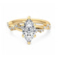1.650 ct Marquise Cut  Lab Grown Diamond Solitaire infinity Engagement Ring