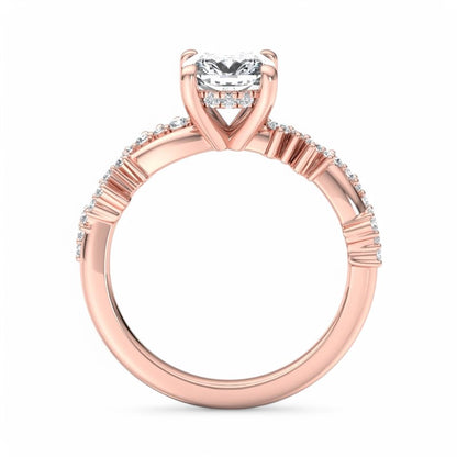 Lab Grown Diamond Solitaire Engagement Ring